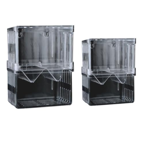 Aquarium Fisch Züchter Box Bettas Fisch Tank Fisch Zucht Isolation Box Transparent von KHDBNCO