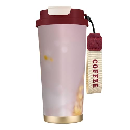 Thermobecher mit Marmor-Texturdruck, 500 ml, mit auslaufsicherem Deckel und Strohhalm, isolierter Kaffeebecher, doppelwandiger Vakuum-Edelstahl-Thermobecher für heiße und kalte Getränke Thermobecher mit Marmor-Texturdruck, 500 ml, mit auslaufsicherem Deckel und Strohhalm, isolierter Kaffeebecher, doppelwandiger Vakuum-Edelstahl-Thermobecher für heiße und kalte Getränke von KHDKLXOHZ