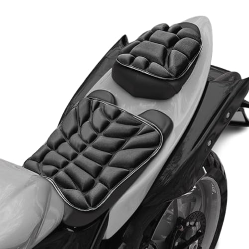 KHDWOB Motorrad Sitzkissen für Aprilia RSV4 Factory APRC ABS RSV4R RF, Memory Foam Komfort Polster Atmungsaktives und Stoßdämpfend Motorrad Sitzpolster, Linderung von Schmerzen von KHDWOB