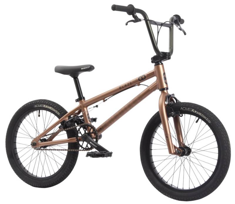 KHEbikes BMX-Rad KHE BLAZE 18 Zoll, 9,3 kg, Aluminiumrahmen, U-Bremsen, 360° Rotor von KHEbikes