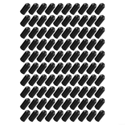 100 Stück Schrumpfkappen-Set, thermoplastisches Polyolefin, wasserdichter Schutz für Kabelenden (30 x 55 mm) von KHIronHive