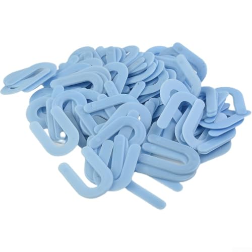 100 Stück U-förmige Hufeisen-Unterlegscheiben Fliesen-Abstandshalter für Marmor, Granit, Porzellan-Flieseninstallation mit PP-Keilen für konsistente 1/16 Zoll Fugenverbindung horizontal und vertikal von KHIronHive