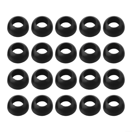 20 Stück kuppelförmige Gummidichtung, O-Ring, Ersatz-Set für LPG-Regler und Gasflaschen (schwarz) von KHIronHive