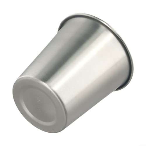 240500ml Edelstahl Outdoor Becher für Kaffee, Tee und Whisky Genuss (Silber 300ml) von KHIronHive