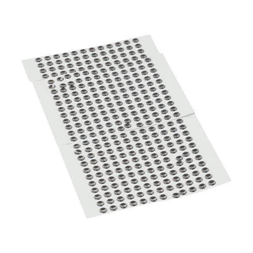 300 Stück 3D-Schlangen-Köderaugen, entworfen für Fliegenbinden und DIY-Köder, mit geformtem Kunststoffmaterial (Silber, 5 mm) von KHIronHive