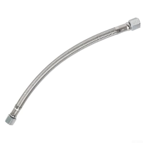 400 mm Luftkompressor-Ansaugrohr aus Edelstahl mit Sechskantmutter und Rückschlagventilschlauch, kompatibel mit Öl-Luftpumpen, Innengewinde 14/16/19 mm () von KHIronHive