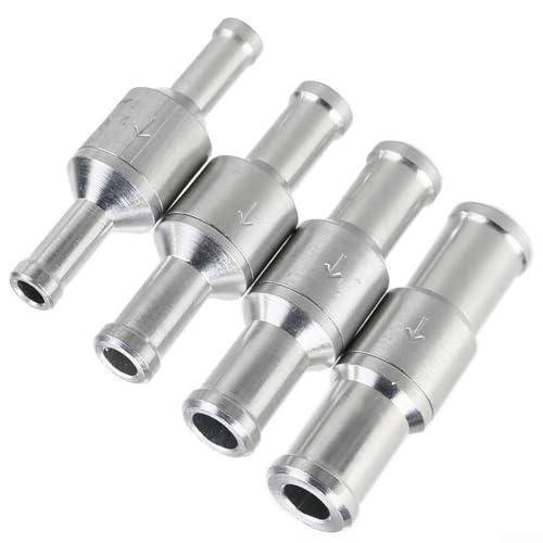681012 mm Aluminium-Inline-Rückschlagventil für effizientes Flüssigkeitsflussmanagement in Fahrzeugen (6 mm) von KHIronHive