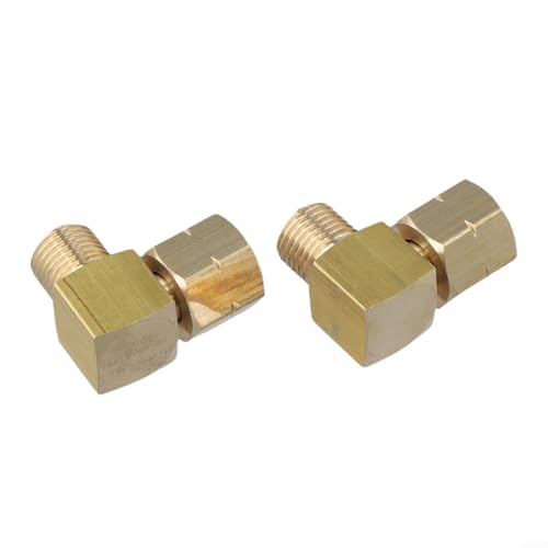 90 Grad Messing Gasverbinder für 1/4 Zoll Schlauch für Campingöfen und Gasherde 90 Grad Messing Gasverbinder für 1/4 Zoll Schlauch für Campingöfen und Gasherde von KHIronHive