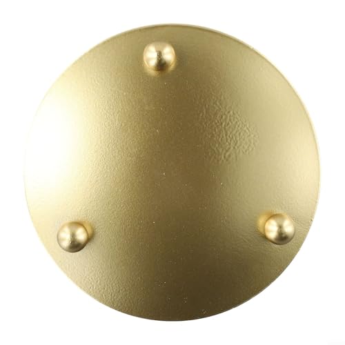 Ästhetischer Metall-Kerzenhalter mit elegantem Design, perfekte Ergänzung zu Ihrer Veranstaltungsdekoration (Gold, 11 cm) von KHIronHive