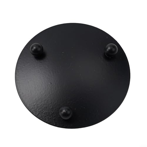 Ästhetischer Metall-Kerzenhalter mit elegantem Design, perfekte Ergänzung zu Ihrer Veranstaltungsdekoration (schwarz, 7 cm) von KHIronHive