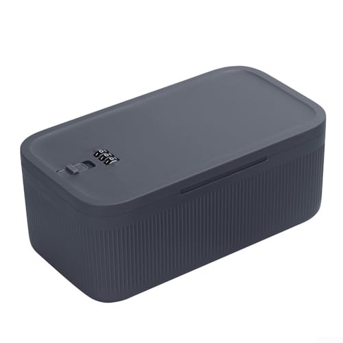 Abschließbare Aufbewahrungsbox mit sicherem Zahlenschloss, ABS-Material, sichere Aufbewahrung für Handys, Snacks, Medikamente, ablenkungsfreier Fokus zu Hause oder im Büro, kompakt, 23,9 x 13,1 x 9,6 Abschließbare Aufbewahrungsbox mit sicherem Zahlenschloss, ABS-Material, sichere Aufbewahrung für Handys, Snacks, Medikamente, ablenkungsfreier Fokus zu Hause oder im Büro, kompakt, 23,9 x 13,1 x 9,6 von KHIronHive