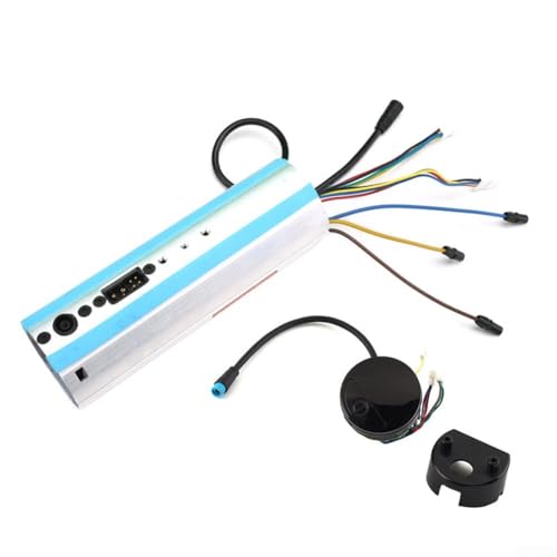 Armaturenbrett-Steuerplatine Montagesatz für Ninebot ES1 ES2 ES3 ES4 Elektroroller Aluminium Verschleißfest Einfache Installation Stabile Leistung Weiß Inklusive Controller und Meter Komponenten von KHIronHive