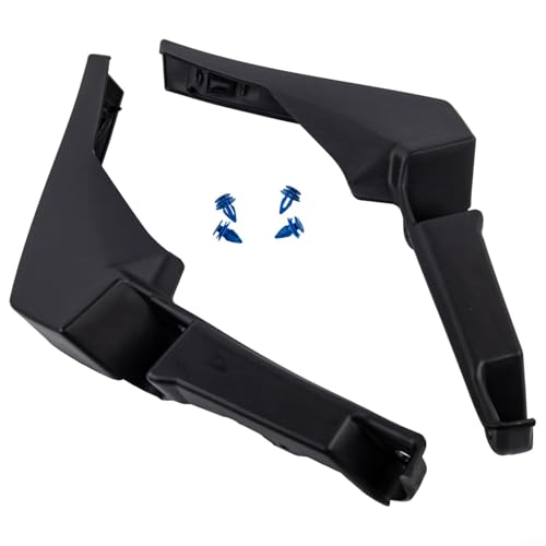 Auto Frontstoßstange Winkel Finisher für 2012–2016 links rechts schwarz Kunststoff Teilenummer LR028551 /LR028550 LR084851 /LR084849 Aftermarket (1 Paar) von KHIronHive