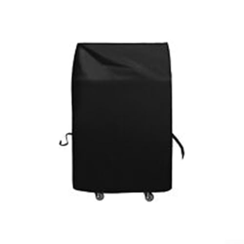 BBQ Grill Cover Waterproof 32 Inch Oxford Fabric Protective Cover with Secure Side Straps for Most Two Burner Gas Grills Outdoor Cooking Equipment Weather Resistant Black 80x66x100cm von KHIronHive