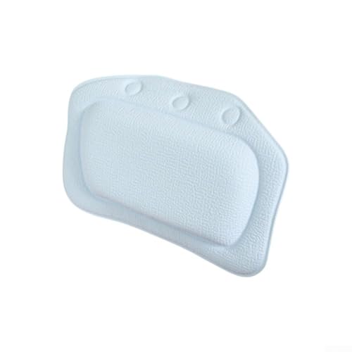 Badewannenkissen mit starken Saugnäpfen und widerstandsfähigem Material (hellblau) von KHIronHive