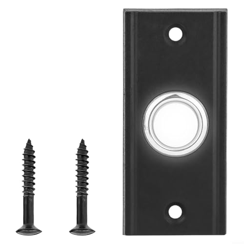 Beleuchteter Türklingel-Druckknopf, perfekt für Holz, Zement oder Ziegelwände von KHIronHive