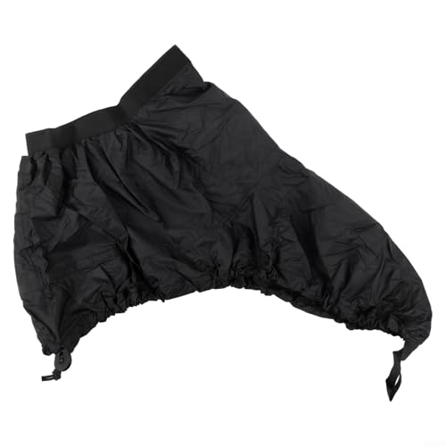 Boot Spraydeck Rock aus 420D wasserdichtem Nylon mit elastischen Bändern und Anpassungsaufkleber für Cockpitabdeckung (schwarz M) von KHIronHive