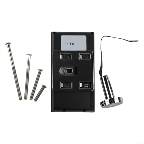 Digitale Türspion Kamera mit LCD-Bildschirm, 720P HD Elektronische Türklingel, Weitwinkel-Sicherheits-Guckloch, Zinklegierung und Kunststoffkonstruktion, Anti-Einbruch-Design für von KHIronHive