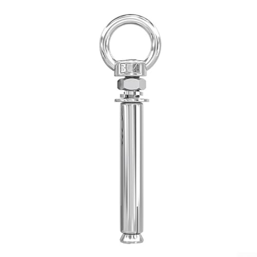 Effiziente Wanddübel mit 304 Edelstahl Dehnschrauben und Ösenschrauben, für robuste Befestigungen 6810mm (M6x150) von KHIronHive
