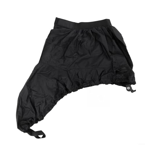 Effizienter wasserdichter Kajak-Spritzschutz mit verstellbaren Funktionen für verbesserten Schutz (S Schwarz) von KHIronHive