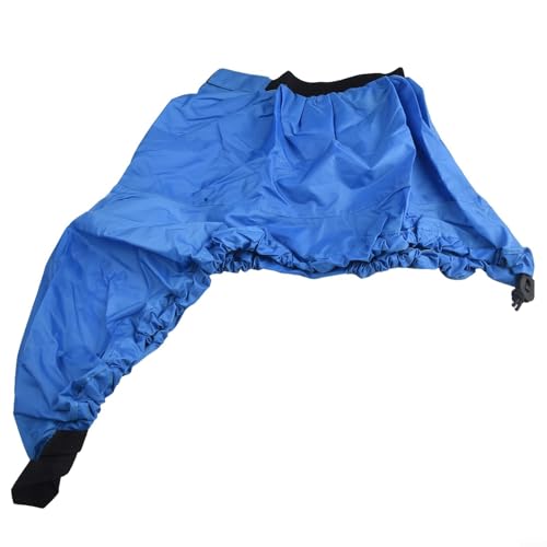 Effizienter wasserdichter Kajak-Spritzschutz mit verstellbaren Funktionen für verbesserten Schutz (XL Blau) von KHIronHive