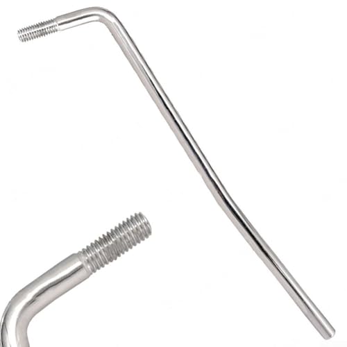 Einzelner Tremolo-Arm für Whammy Bar, stabiles Metallzubehör für E-Gitarre (Silber) von KHIronHive