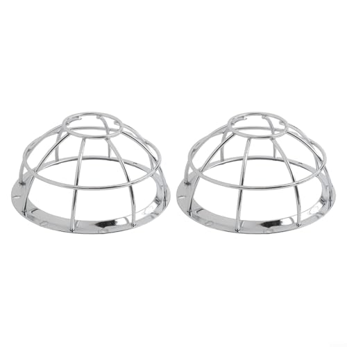 Eisen-Rauchmelder-Schutzhülle mit Sprinklerkäfighalterung, Drahtgeflecht, Brandschutz, kompatibel mit Standard-Alarmgeräten für den privaten und gewerblichen Gebrauch, robustes Silber-Finish (2 Stück) Eisen-Rauchmelder-Schutzhülle mit Sprinklerkäfighalterung, Drahtgeflecht, Brandschutz, kompatibel mit Standard-Alarmgeräten für den privaten und gewerblichen Gebrauch, robustes Silber-Finish (2 Stück) von KHIronHive