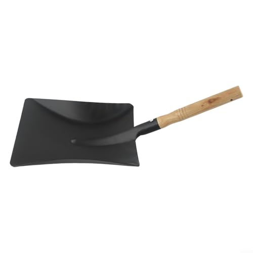 Eisen-Schornsteinschaufel Effektiver Indoor/Outdoor Kamin & Grillreiniger mit breitem Schaufel-Design für einfache Handhabung der Asche (L) von KHIronHive