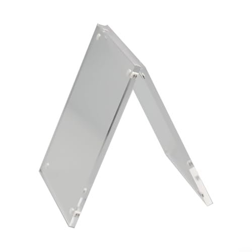 Eleganter transparenter Fotoständer mit starken Magneten für unvergessliche Bilder zu Hause oder bei der Arbeit (9 x 12,8 cm) von KHIronHive