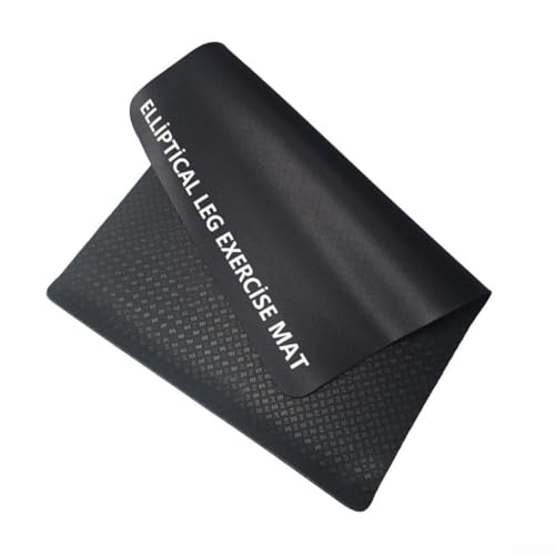 Ellipse Maschinenmatte, rutschfest, für Fitnessgeräte zu Hause, Grau Ellipse Maschinenmatte, rutschfest, für Fitnessgeräte zu Hause, Grau von KHIronHive