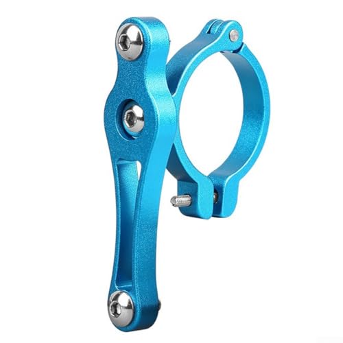 Eloxierter Aluminium-Flaschenhalter für Fahrräder, stilvoll und praktisch für den täglichen Gebrauch (Doppelschrauben blau) von KHIronHive