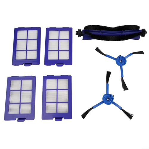 Ersatz-Set mit Rollbürste, Seitenbürsten und Filtern, für Staubsaugerzubehör für eine gründliche Teppich- und Bodenreinigung, einfach zu installieren und zu pflegen von KHIronHive