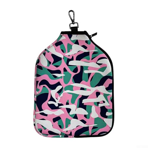 Essential Neopren-Paddelabdeckung zum Schutz und zur Aufbewahrung von Pickleball-Ausrüstung (blau-grün) von KHIronHive