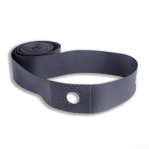 Fahrrad-Innenschlauch-Pad, Reifenauskleidung, Kissen, Felgenstreifen, Klebeband, Pannenschutz, Glasdorn, Nagelschutz für 50,8 cm (20 Zoll) 27,5 Zoll Fahrradräder (50,8 cm schwarz) von KHIronHive