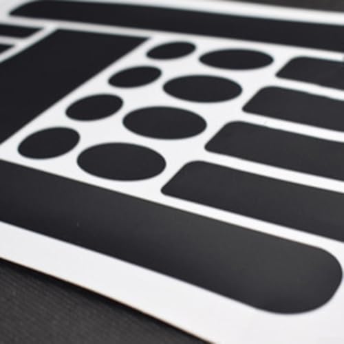 Fahrrad-Rahmenschutz, Kohlefaser-Kettenaufkleber, wasserdicht, für Mountainbiking, Mattschwarz Fahrrad-Rahmenschutz, Kohlefaser-Kettenaufkleber, wasserdicht, für Mountainbiking, Mattschwarz von KHIronHive