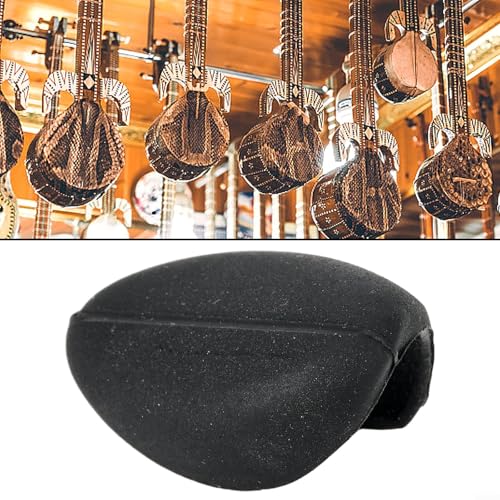 Flöten-Fingerschutz, Daumenauflage, Silikonhülle mit Locator-Funktion für Instrumentenpflege und Wartungsteile (schwarz) von KHIronHive