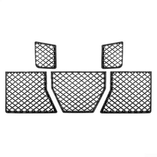 Frontstoßstange Mitte Unterer Kühlergrill Mesh Guard 5-teiliges Set für G87 M2 2023–2025 ABS-Material, glänzend schwarz, Carbon-Optik, mattschwarz, sportlich, ästhetisch, direkte Passform (Carbon-Look Frontstoßstange Mitte Unterer Kühlergrill Mesh Guard 5-teiliges Set für G87 M2 2023–2025 ABS-Material, glänzend schwarz, Carbon-Optik, mattschwarz, sportlich, ästhetisch, direkte Passform (Carbon-Look von KHIronHive