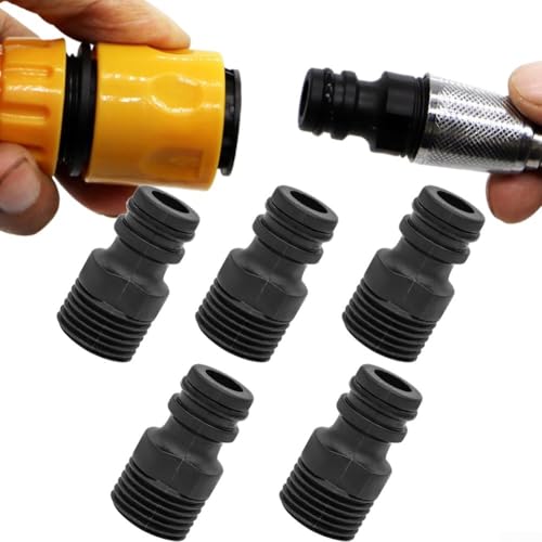 Für BSP Adapter Solution Set mit fünf 12 Gewinde-Wasserhahn-Anschlüssen für Gartenschläuche von KHIronHive