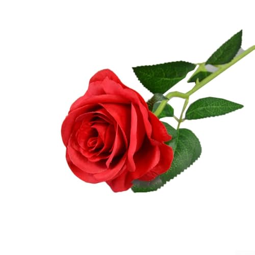 Glamouröse synthetische Flora für stilvolle Akzente in Wohnungen und verbessert die Atmosphäre von Veranstaltungen (rot) von KHIronHive