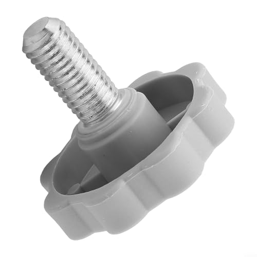 Gym Accessories Steppers Machine Knob Pin Replacement 14mm Screw Diameter with Hand Tighten Bolt Plastic Metal (Gray) von KHIronHive