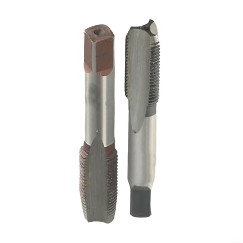 HSS-Gewindebohrer-Set, M10 x 1 mm, Rechtsgewinde für erhöhte Hitzebeständigkeit, 2 Stück von KHIronHive