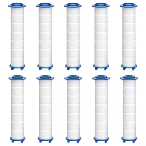 Handbrause Filter mit PP-Baumwollkartusche Mehrstufiges Filtersystem für Wasserreinigung Badzubehör von KHIronHive