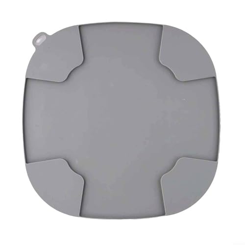 Hitzebeständige Silikonmatte für Luftfritteuse, Arbeitsplattenschutz mit Hohlkernbelüftung, rutschfester Unterseite und Öltropfrillen, lebensmittelechtes Silikon, spülmaschinenfest, 27,7 x 27,7 cm Hitzebeständige Silikonmatte für Luftfritteuse, Arbeitsplattenschutz mit Hohlkernbelüftung, rutschfester Unterseite und Öltropfrillen, lebensmittelechtes Silikon, spülmaschinenfest, 27,7 x 27,7 cm von KHIronHive