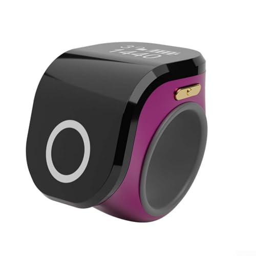 Intelligenter digitaler Ring mit 4-stelligem Zähler und verstellbarer Passform, wasserdicht für den Einsatz unter verschiedenen Bedingungen (grün) von KHIronHive