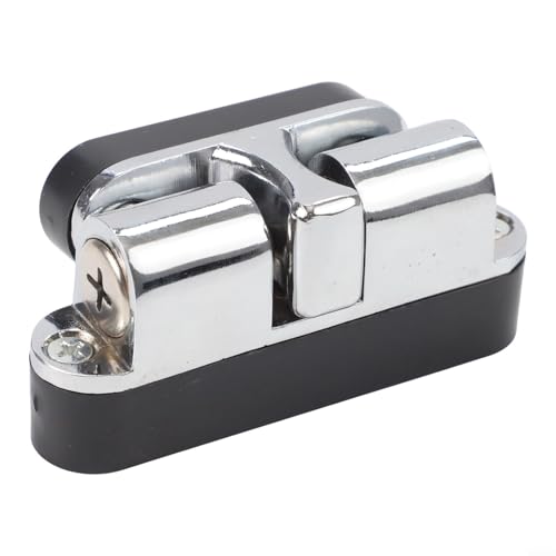 Kompakter und diskreter Metall-Türhalter mit Selbstfunktion für den Innenbereich (helles Silber) von KHIronHive