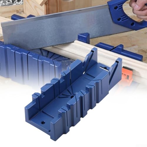 Kompaktes Design Gehrungssägebox, Ergänzung zu jedem Holzarbeiter-Werkzeugset, verbessert präzise Schnitte (mittel) von KHIronHive