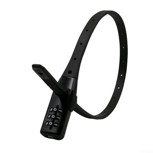 Leichtes und sicheres Fahrradhelm-Kabelbinder-Zahlenschloss mit anpassbarer Passwort-Option Leichtes und sicheres Fahrradhelm-Kabelbinder-Zahlenschloss mit anpassbarer Passwort-Option von KHIronHive