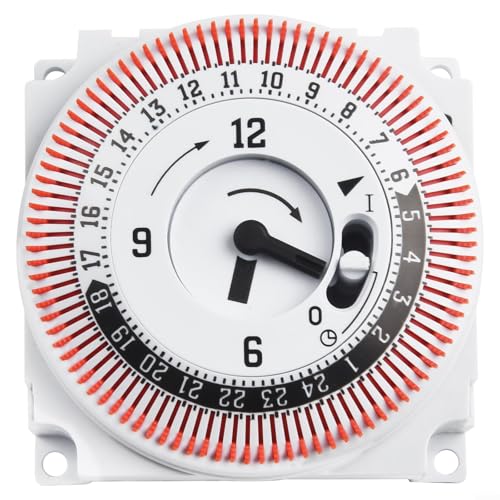 Mechanischer Zeitschalter mit 24-Stunden-Fähigkeit für industrielle Anwendungen und Panelschutz Mechanischer Zeitschalter mit 24-Stunden-Fähigkeit für industrielle Anwendungen und Panelschutz von KHIronHive