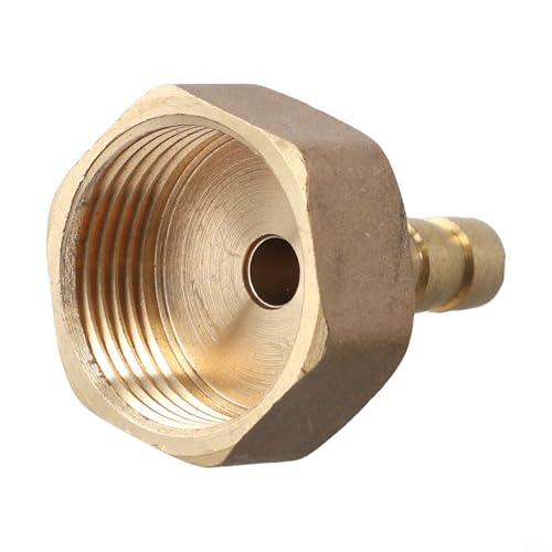 Messing-Schlauchstutzen, 3/4 Zoll Innengewinde auf Widerhaken-Endstück für Wasserleitung, Luftleitung, Kraftstoffleitung, Gartenbewässerung und Regenzubehör (8 mm) von KHIronHive