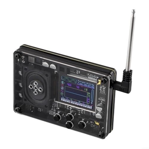 Mini-Musikinstrument mit Farbbildschirm, integriertem Lautsprecher, steckbare einziehbare Antenne, tragbar für kreative Musikaufführung und Übung überall von KHIronHive